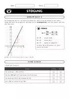 Vorschau - Arbeitsblätter - Steigung und Steigungsdreieck Klasse 8–9 | Lineare Funktionen | Arbeitsblätter mit Lösungen, 3 Niveaus - Seite 2