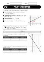 Vorschau - Arbeitsblätter - Steigung und Steigungsdreieck Klasse 8–9 | Lineare Funktionen | Arbeitsblätter mit Lösungen, 3 Niveaus - Seite 3