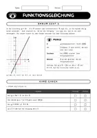 Vorschau - Arbeitsblätter - Funktionsgleichung aufstellen Klasse 8–9 | m und b ablesen, Gerade zeichnen | Lineare Funktionen mit Lösungen - Seite 2