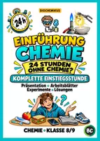 Vorschau - Stundenentwürfe - Einführung in den Chemieunterricht – Komplettpaket Klasse 8/9 | Unterrichtsreihe mit Präsentationen, Experimenten, Arbeitsblättern & Lösungen - Seite 1