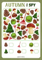 anteprima - Esercizi - Cerca e Trova Autunnale – Autumn I SPY - Counting, Early math - Conteggio, Attenzione e Matematica - Pagina 2