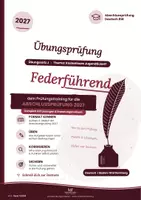 Vorschau - Arbeitsblätter - Übungsprüfung Deutsch Abschlussprüfung 2027 Realschule BW – kompletter Prüfungssatz mit Lösungen (Übungssatz J: Kostenloses Jugendticket?) - Deckblatt