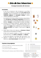 Vorschau - Arbeitsblätter - Día de los Muertos | Vokabular & Leseverstehen | Spanisch - Seite 3