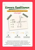 Vorschau - Unterrichtsreihen - Arbeitsheft Grundlagen Lineare Funktionen II – selbstorientiert & motivierend - Seite 1
