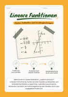 Vorschau - Unterrichtsreihen - Arbeitsheft Grundlagen Lineare Funktionen II – selbstorientiert & motivierend - Deckblatt