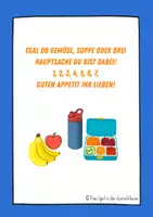 Vorschau - Bildkarten - Tischspruch für die gemeinsame Vesperzeit für Kita, Vorschule und Grundschule - Deckblatt