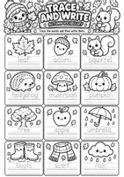 Vista previa - Hojas de trabajo - Autumn - página 3