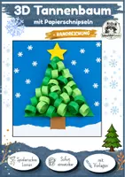 Vorschau - Mal- und Bastelvorlagen - Kunst Winter Grundschule, Materialpaket | Basteln, Klasse 1, Klasse 2, Klasse 3, Klasse 4 - Seite 1