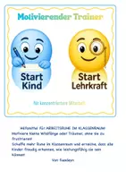 Vorschau - Anderer Materialtyp - Ruhe in der Klasse: Motivierender Trainer für Arbeitsruhe und vieles mehr! - Deckblatt
