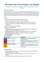Voorbeeld - Koningen van België (Begrijpend lezen 3e en 4e leerjaar) - Pagina 1