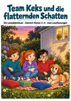 Vorschau - Stundenentwürfe - Differenzierte Lesegeschichte Klasse 3-4 – Team Keks und die flatternden Schatten - Seite 1