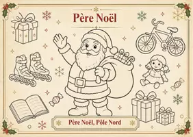 Vorschau - Arbeitsblätter - Postkarte an den Weihnachtsmann - Seite 2