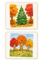 Vorschau - Präsentationen/Tafelbilder - Der Herbst steht auf der Leiter - Bildkarten und Wortkarten (realistisch und gemalt) - Seite 3
