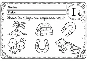 Vista previa - Hojas de trabajo - Las vocales ( conciencia fonología y grafomotricidad) - Portada