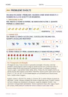 anteprima - Esercizi - Problemi classe prima: addizioni e sottrazioni entro il 20 - Pagina 2