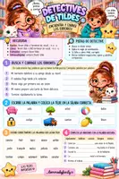 Vista previa - Hojas de trabajo - Agudas, llanas , esdrújulas y más - página 1