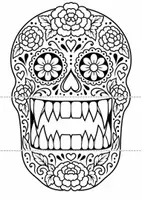 Vorschau - Mal- und Bastelvorlagen - Materialpaket Dia de los Muertos - Seite 3
