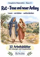Vorschau - Arbeitsblätter - Rut – Treue und neuer Anfang | Religion Klasse 3 Arbeitsblätter | Evangelische Religionslehre | 10 Arbeitsblätter als PDF - Deckblatt