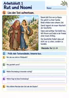 Vorschau - Arbeitsblätter - Rut – Treue und neuer Anfang | Religion Klasse 3 Arbeitsblätter | Evangelische Religionslehre | 10 Arbeitsblätter als PDF - Seite 1