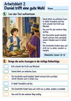 Vorschau - Arbeitsblätter - Daniel vertraut Gott | Religion Klasse 3 Arbeitsblätter | Evangelische Religionslehre | 10 Arbeitsblätter als PDF - Seite 2