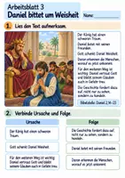 Vorschau - Arbeitsblätter - Daniel vertraut Gott | Religion Klasse 3 Arbeitsblätter | Evangelische Religionslehre | 10 Arbeitsblätter als PDF - Seite 3