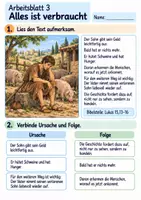 Vorschau - Arbeitsblätter - Der verlorene Sohn | Religion Klasse 3 Arbeitsblätter | Evangelische Religionslehre | 10 Arbeitsblätter als PDF - Seite 3