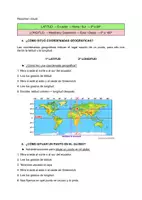 Vista previa - Refuerzo / NEE / Materiales de apoyo - “El planeta Tierra” Resumen + Pack de ejercicios prácticos | 1.º ESO · Geografía e Historia - página 3
