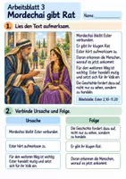 Vorschau - Arbeitsblätter - Ester ist mutig | Religion Klasse 3 Arbeitsblätter | Evangelische Religionslehre | 10 Arbeitsblätter als PDF - Seite 3