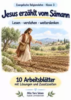 Vorschau - Arbeitsblätter - Jesus erzählt vom Sämann | Religion Klasse 3 Arbeitsblätter | Evangelische Religionslehre | 10 Arbeitsblätter als PDF - Deckblatt