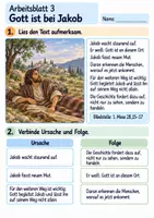 Vorschau - Arbeitsblätter - Jakob – Gott begleitet ihn | Religion Klasse 3 Arbeitsblätter | Evangelische Religionslehre | 10 Arbeitsblätter als PDF - Seite 3