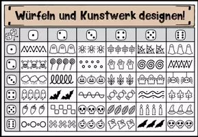 Vorschau - Mal- und Bastelvorlagen - Halloween Kunst - Seite 2