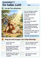 Vorschau - Arbeitsblätter - Paulus begegnet Jesus | Religion Klasse 3 Arbeitsblätter | Evangelische Religionslehre | 10 Arbeitsblätter als PDF - Seite 2