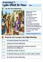 Vorschau - Arbeitsblätter - Paulus und Silas – Gott gibt Mut | Religion Klasse 3 Arbeitsblätter | Evangelische Religionslehre | 10 Arbeitsblätter als PDF - Seite 2