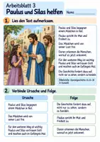 Vorschau - Arbeitsblätter - Paulus und Silas – Gott gibt Mut | Religion Klasse 3 Arbeitsblätter | Evangelische Religionslehre | 10 Arbeitsblätter als PDF - Seite 3