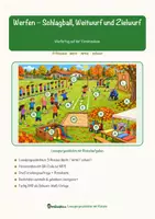 Vorschau - Arbeitsblätter - Werfen – Schlagball, Weitwurf und Zielwurf – Lesespurgeschichte mit Rätselaufgaben (Klasse 3) - Seite 1