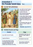 Vorschau - Arbeitsblätter - Zwei Freunde auf dem Weg nach Emmaus | Religion Klasse 3 Arbeitsblätter | Evangelische Religionslehre | 10 Arbeitsblätter als PDF - Seite 3