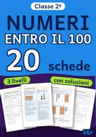 anteprima - Esercizi - Numeri entro il 100 classe seconda: decine e unità - Pagina di copertina