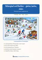 Vorschau - Arbeitsblätter - Skilanglauf und Biathlon – gleiten, laufen, zielen – Lesespurgeschichte mit Rätselaufgaben (Klasse 8) - Seite 1