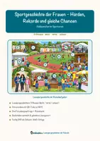 Vorschau - Arbeitsblätter - Sportgeschichte der Frauen – Hürden, Rekorde und gleiche Chancen – Lesespurgeschichte mit Rätselaufgaben (Klasse 10) - Seite 1