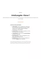 Vorschau - Unterrichtsreihen - Inhaltsangabe Klasse 7 – 8 Kurzgeschichten, Unterrichtsreihe, Klassenarbeiten - Seite 1