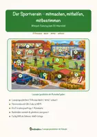 Vorschau - Stationenlernen - Der Sportverein – mitmachen, mithelfen, mitbestimmen – Lesespurgeschichte mit Rätselaufgaben (Klasse 8) - Seite 1