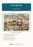 Vorschau - Arbeitsblätter - Das antike Rom – die Republik – Lesespurgeschichte mit Rätselaufgaben (Klasse 7) - Seite 1