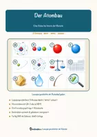 Vorschau - Arbeitsblätter - Der Atombau – Lesespurgeschichte mit Rätselaufgaben (Klasse 8) - Seite 1