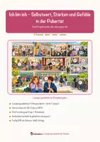 Vorschau - Stationenlernen - Ich bin ich – Selbstwert, Stärken und Gefühle in der Pubertät – Lesespurgeschichte mit Rätselaufgaben (Klasse 7) - Seite 1