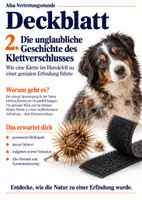 Vorschau - Stundenentwürfe - Die unglaubliche Geschichte des Klettverschlusses | Aha-Vertretungsstunde - Deckblatt