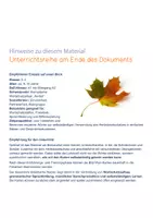 Vorschau - Unterrichtsreihen - Herbst Wortschatz DaZ mit Unterrichtsreihe für Klasse 4 | A1–A2 - Seite 1