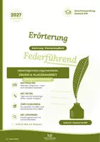 Vorschau - Arbeitsblätter - Klarnamenpflicht im Internet? – Erörterung: Übung & Klassenarbeit mit Lösungen | Abschlussprüfung 2027 RS BW - Deckblatt