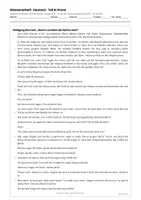 Vorschau - Arbeitsblätter - „Nachts schlafen die Ratten doch“ (Borchert) – Klassenarbeit Prosa: Text abgedruckt, mit Lösungen | Abschlussprüfung 2027 RS BW - Seite 1