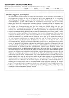 Vorschau - Arbeitsblätter - „Saisonbeginn“ (Langgässer) – Klassenarbeit Prosa: Text abgedruckt, mit Lösungen | Abschlussprüfung 2027 RS BW - Seite 1