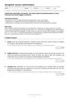 Vorschau - Arbeitsblätter - „Der Panther“ (Rilke) – Gedichtanalyse: Übung & Klassenarbeit mit Lösungen | Abschlussprüfung 2027 RS BW - Seite 3